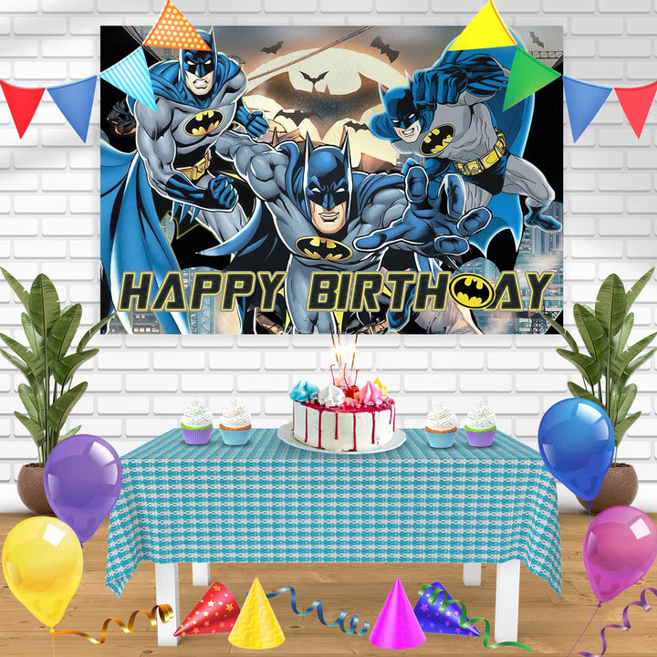 Batman Gotham Knight Bn Birthday Banner Personalized Party Backdrop Decoration