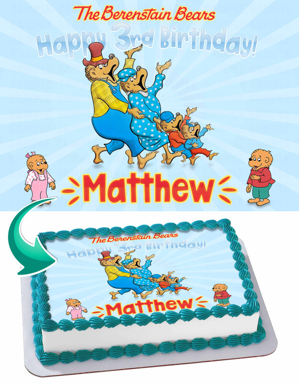 Berenstain Bears Edible Cake Toppers