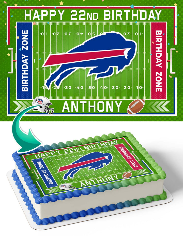 Buffalo Bills Edible Cake Toppers