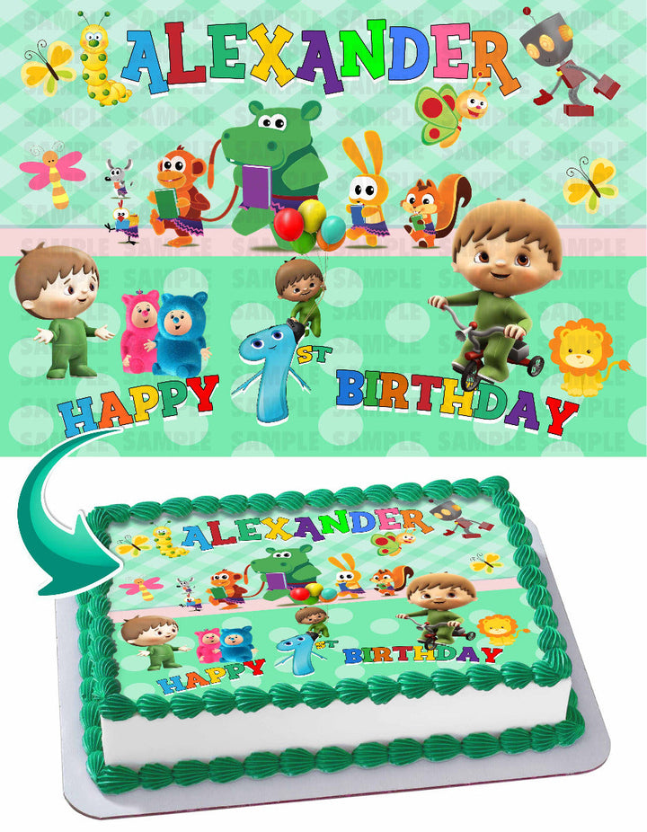 Charlie and the Numbers BabyTV Edible Cake Toppers