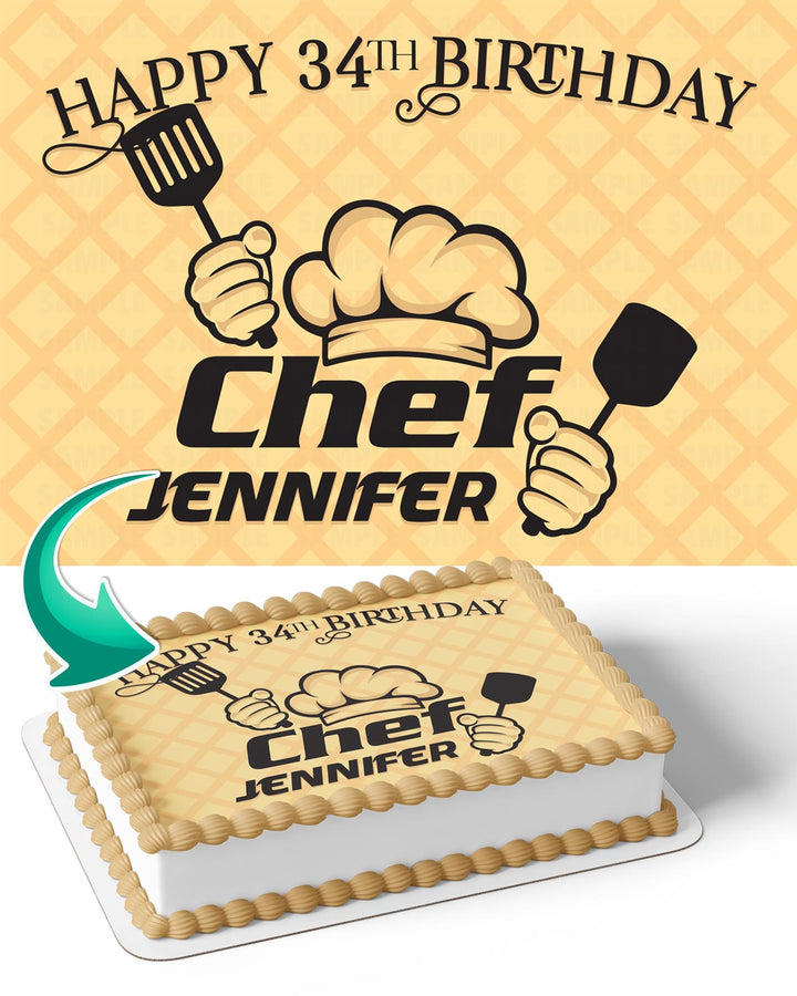 Chef Edible Edible Cake Toppers