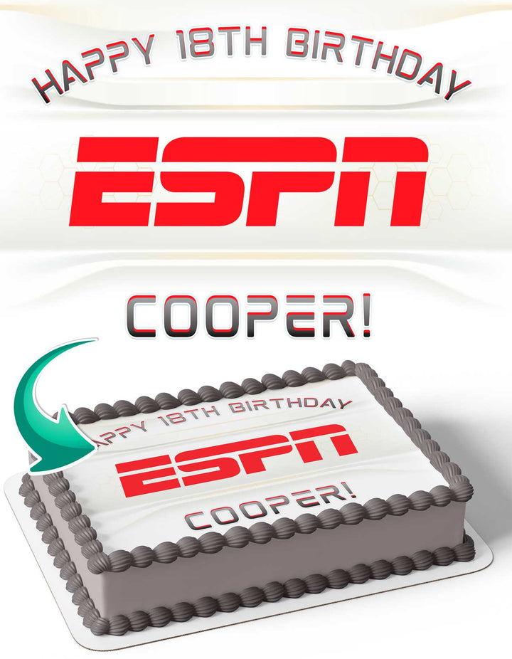 ESPN Edible Cake Toppers