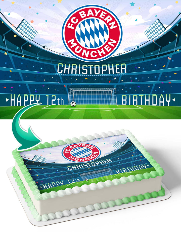 FC Bayern Munich Edible Cake Toppers