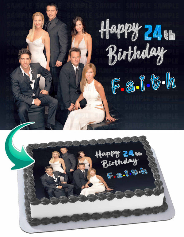 Friends TV Show Edible Cake Toppers