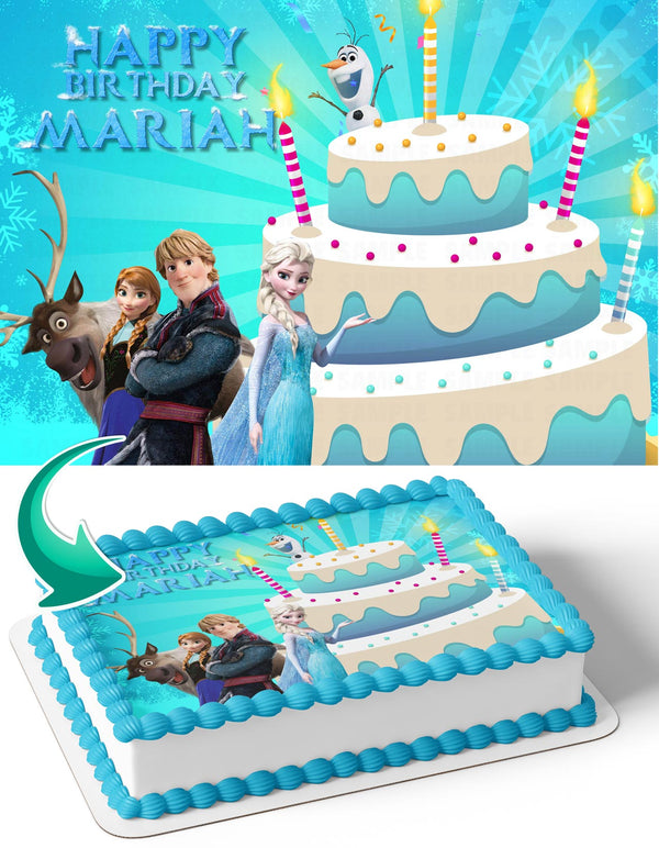 Frozen FZ Edible Cake Toppers