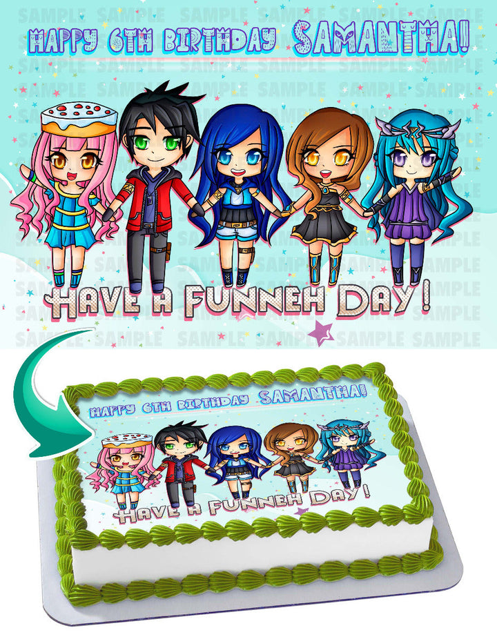 Funneh Krew Edible Cake Toppers