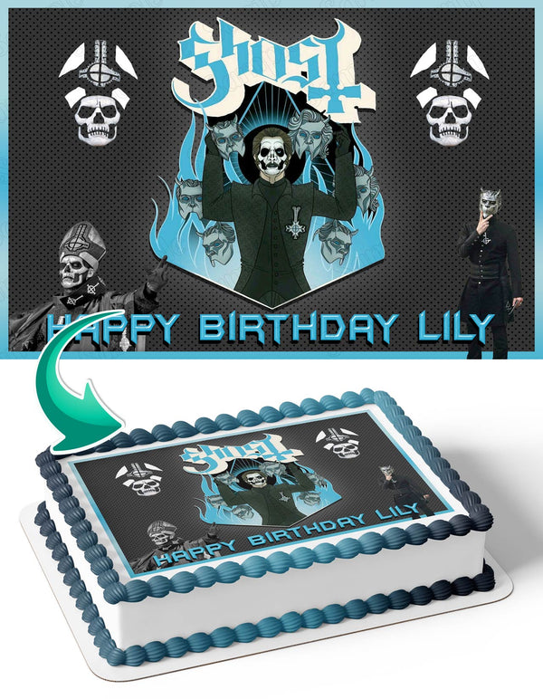 Ghost Band Rock BR Edible Cake Toppers