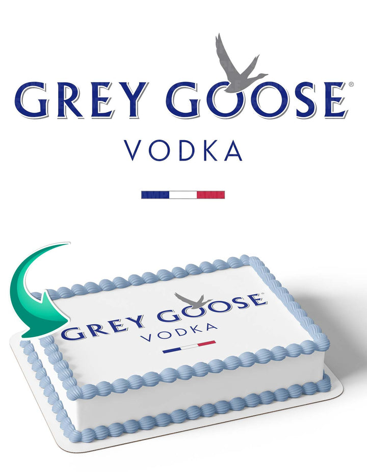 Grey Goose Edible Cake Toppers