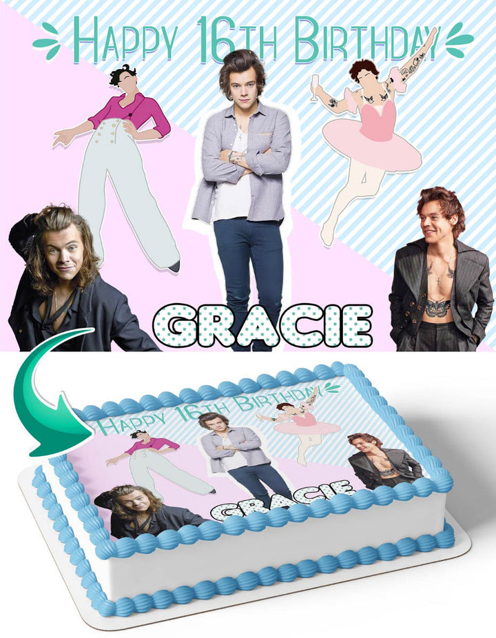 Harry Styles Edible Cake Toppers