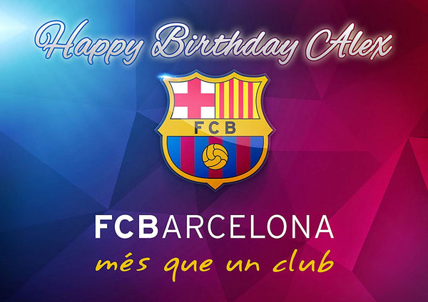 FC Barcelona Edible Cake Toppers