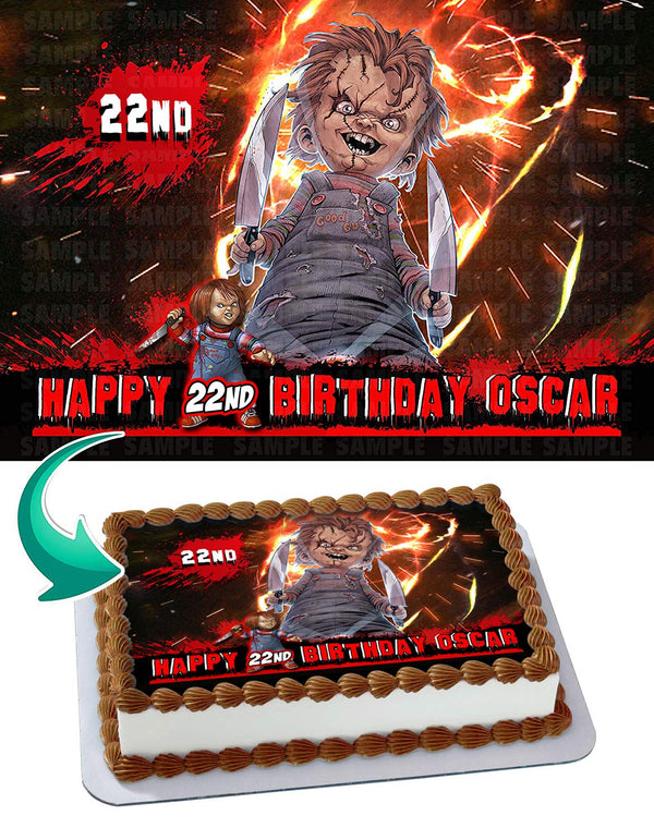 Chucky Edible Cake Toppers