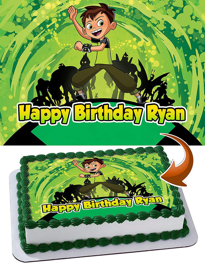 Ben 10 Edible Cake Toppers