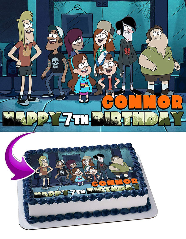 Gravity Falls Edible Cake Toppers