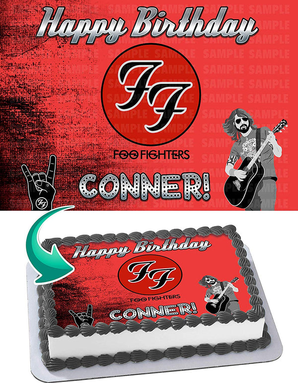 Foo Fighters Edible Cake Toppers