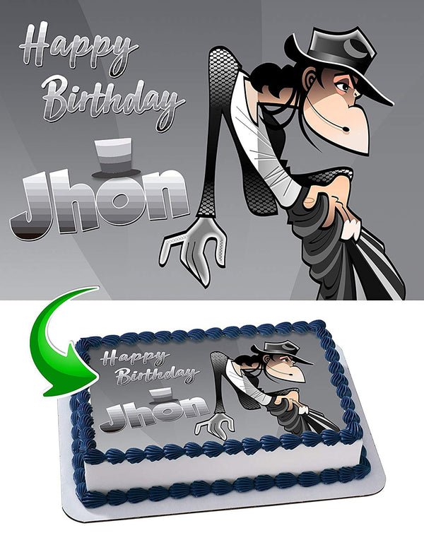 Michael Jackson Edible Cake Toppers