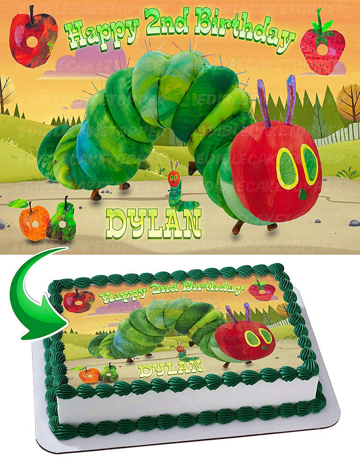 The Very Hungry Caterpillar Edible Cake Toppers