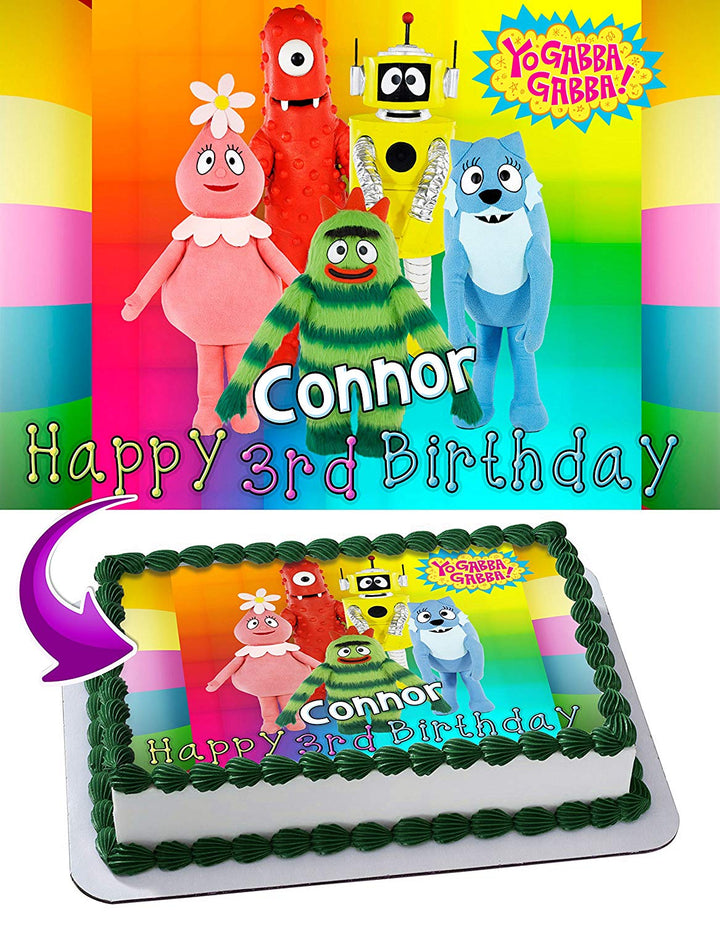 Yo Gabba Gabba Edible Cake Toppers