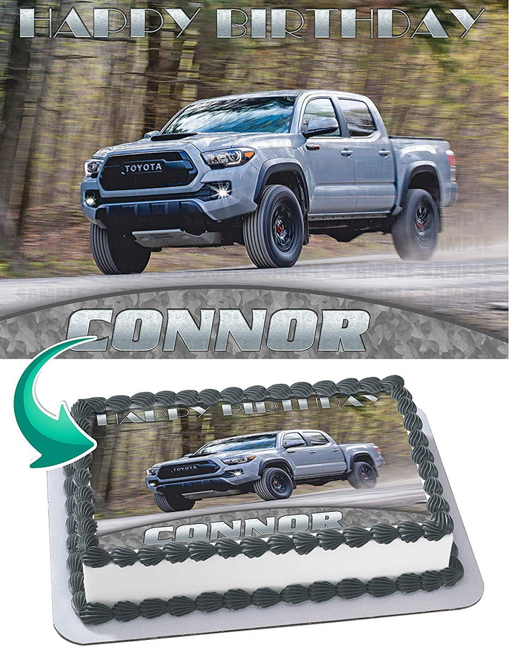 Toyota Tacoma Edible Cake Toppers