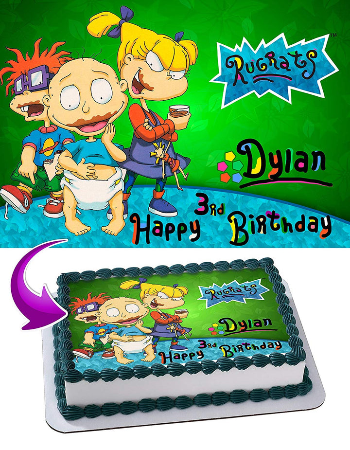 Rugrats Edible Cake Toppers
