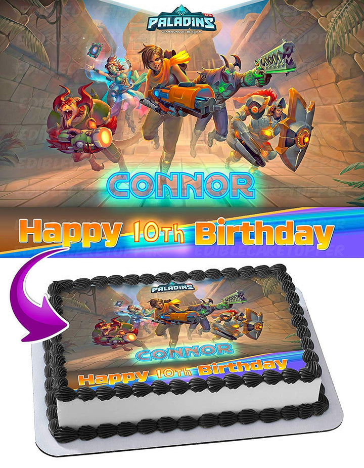Paladins Edible Cake Toppers