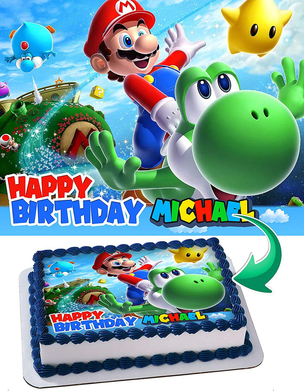 Mario Bros Odyssey Joshi Mario Brothers Edible Cake Toppers