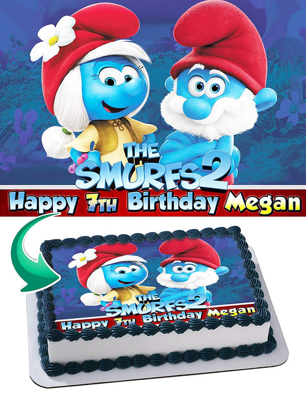 The Smurfs Edible Cake Toppers