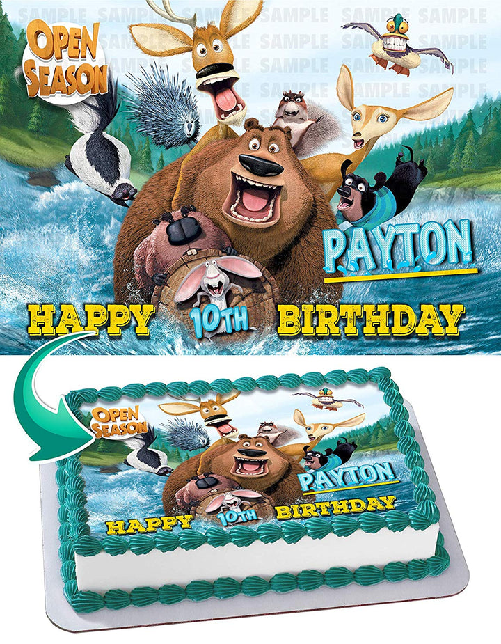 Open Season Edible Cake Toppers