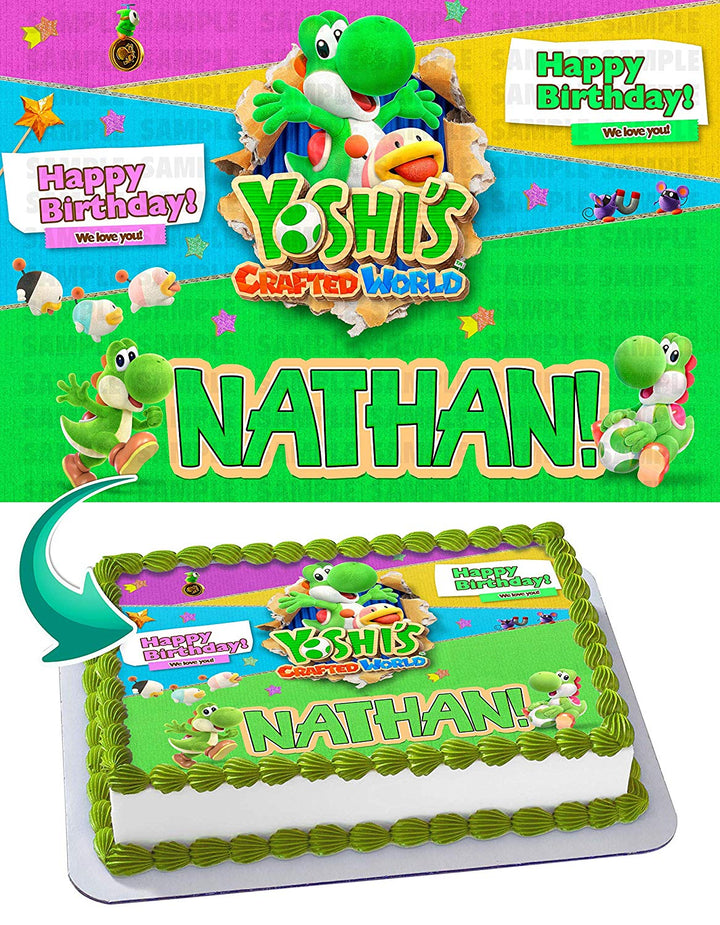 Yoshis Crafted World Edible Cake Toppers