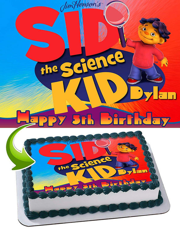 Sid the Science Kid Edible Cake Toppers