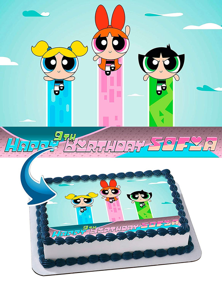 The Powerpuff Girls Edible Cake Toppers
