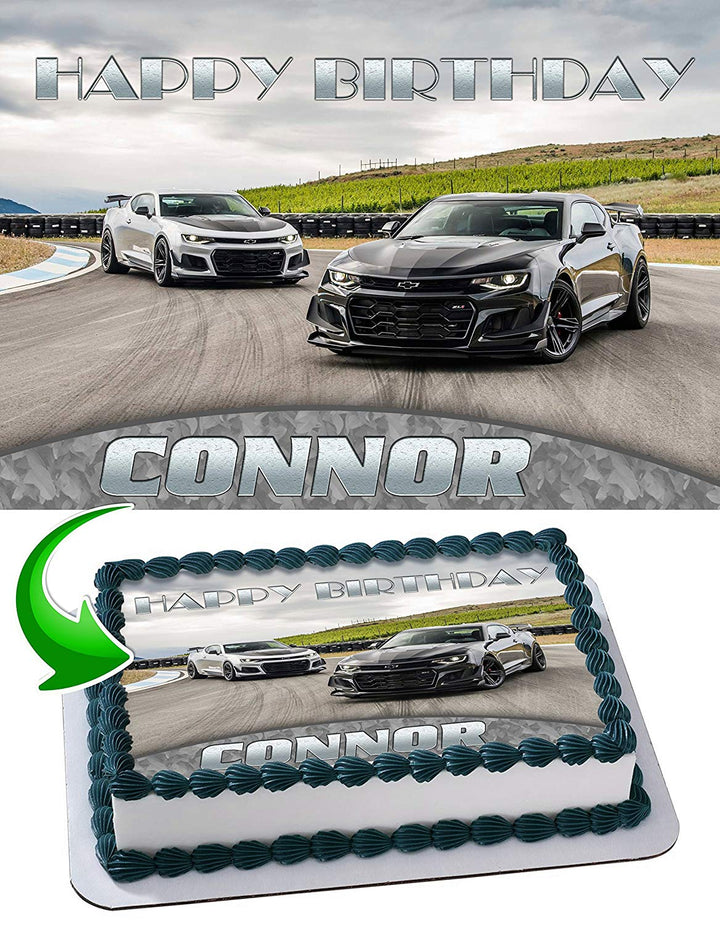 Chevrolet CamaroE Edible Cake Toppers