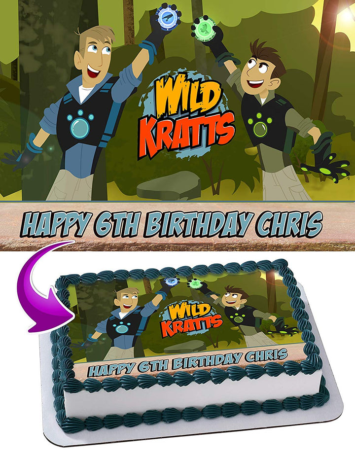 Wild Kratts Edible Cake Toppers