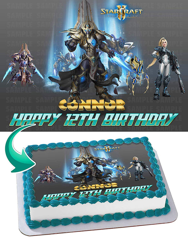 StarCraft II Edible Cake Toppers