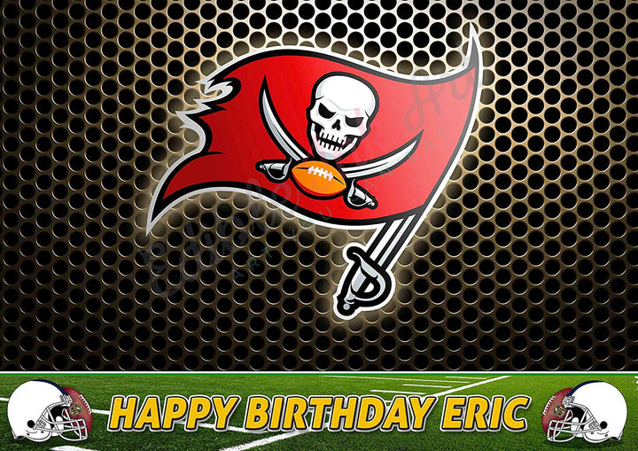 Tampa Bay Buccaneers NFL Edible Cake Toppers