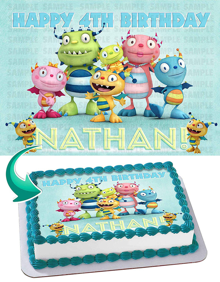 Henry Hugglemonster Edible Cake Toppers