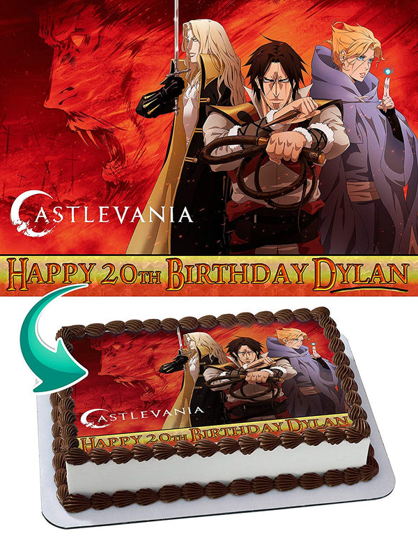 Castlevania Edible Cake Toppers