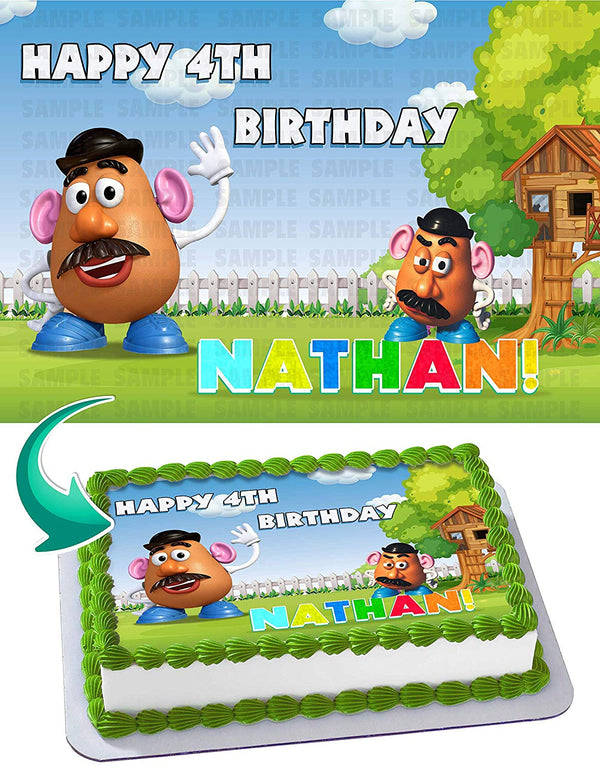 Mr Potato Head Edible Cake Toppers