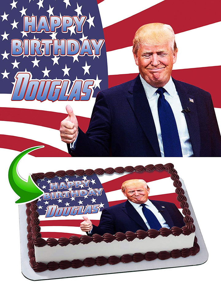 Donald Trump Edible Cake Toppers