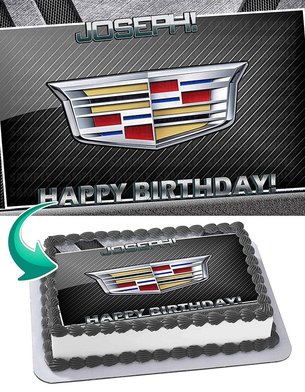 Cadillac Edible Cake Toppers