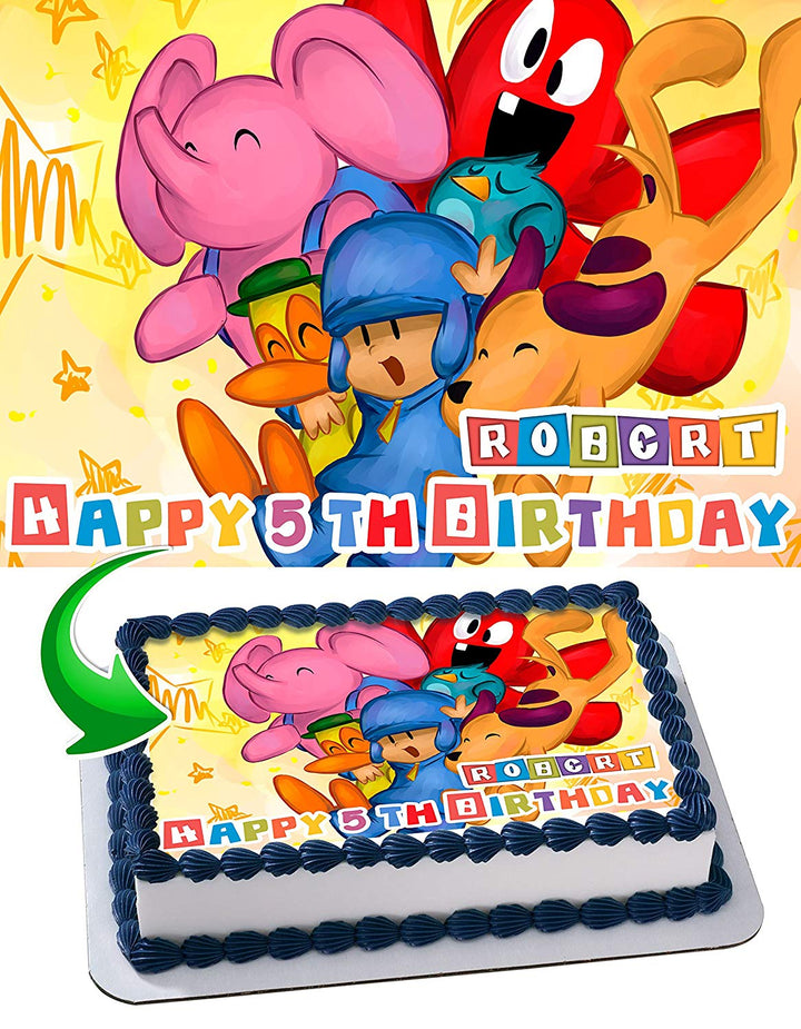 Pocoyo Edible Cake Toppers