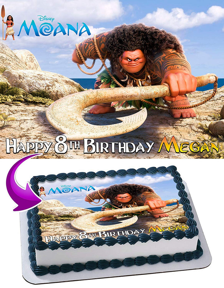 Maui Moana Edible Cake Toppers