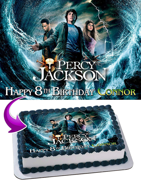 Percy Jackson and the Olympians Edible Cake Toppers