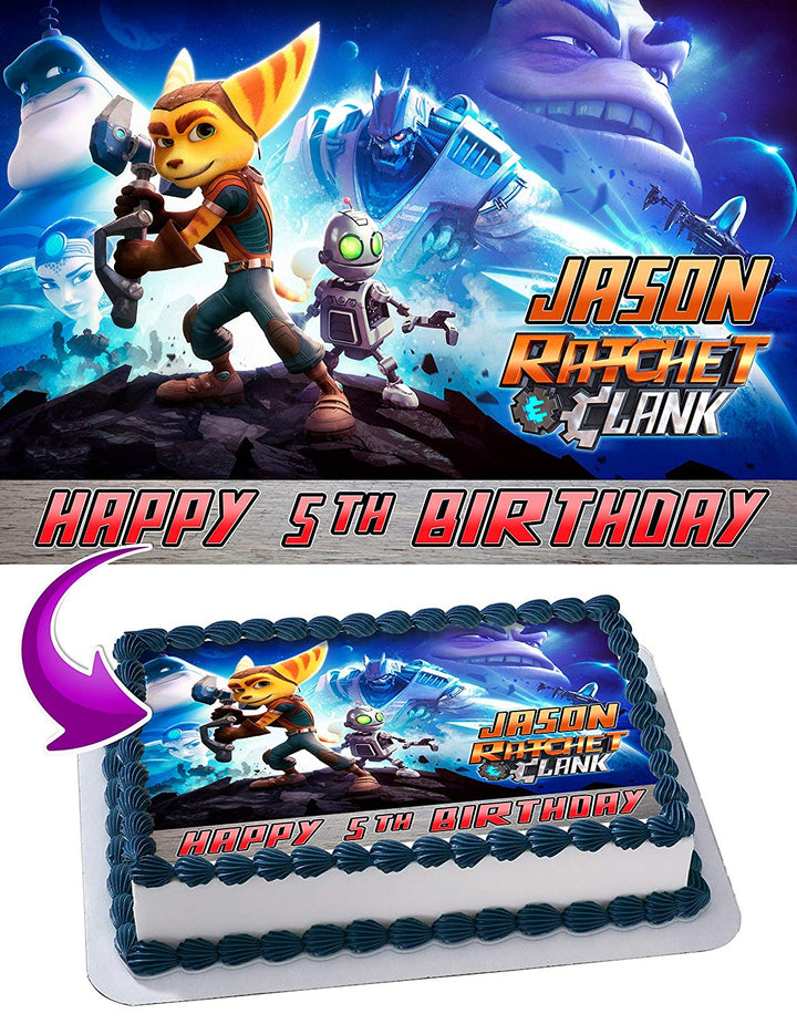 RatchetClank Edible Cake Toppers