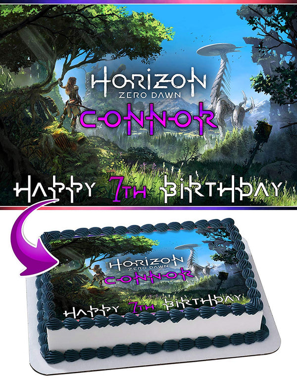 Horizon Zero Dawn Edible Cake Toppers