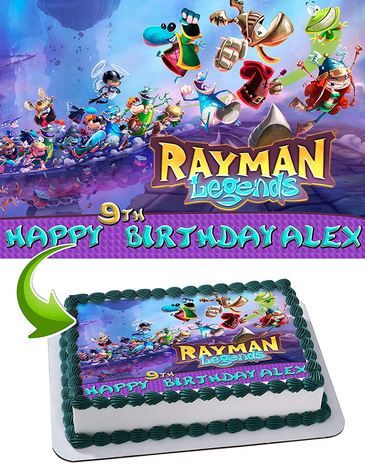 Rayman Legends Edible Cake Toppers