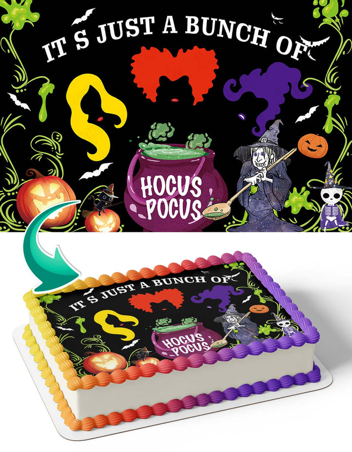 Its Just a Bunch of Hocus Pocus Edible Cake Toppers