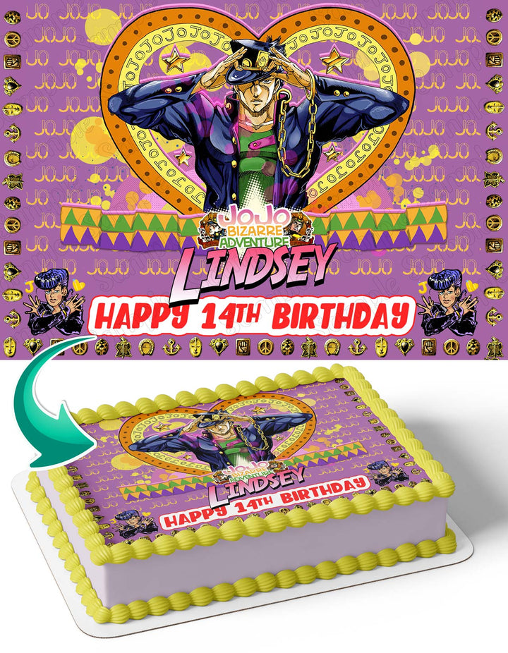 JoJo Bizarre Adventure OG Edible Cake Toppers