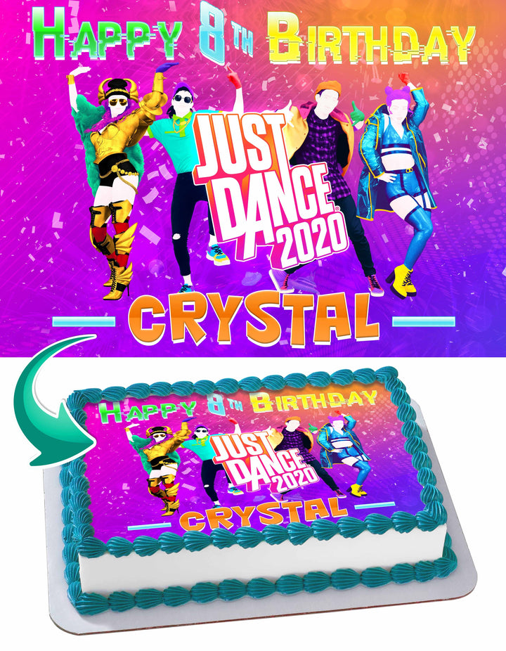 Just Dance Edible Cake Toppers
