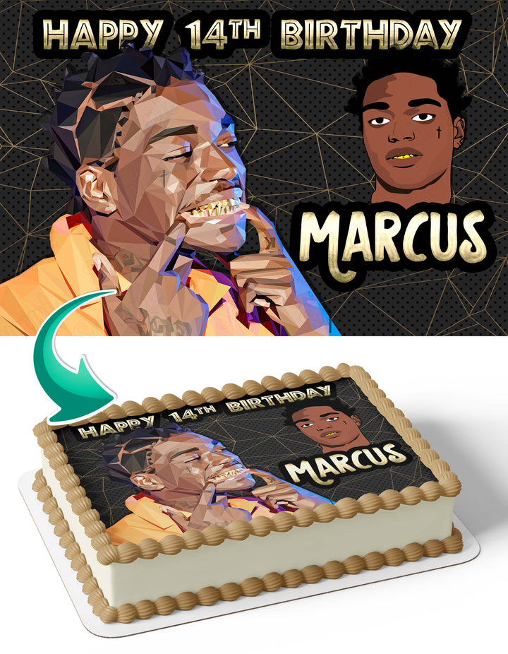 Kodak Black Rapper Music Edible Cake Toppers