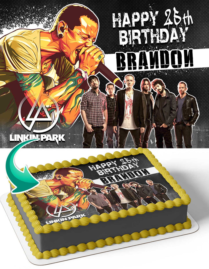 Linkin Park Edible Cake Toppers